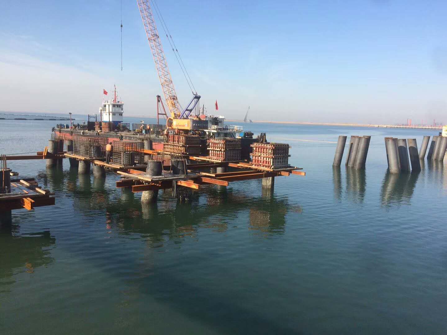 遼寧寶來石油化工集團(tuán)海航盤錦301#、304#、305#碼頭項(xiàng)目樁基
